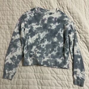 Tie-Dye Cropped Sweatshirt